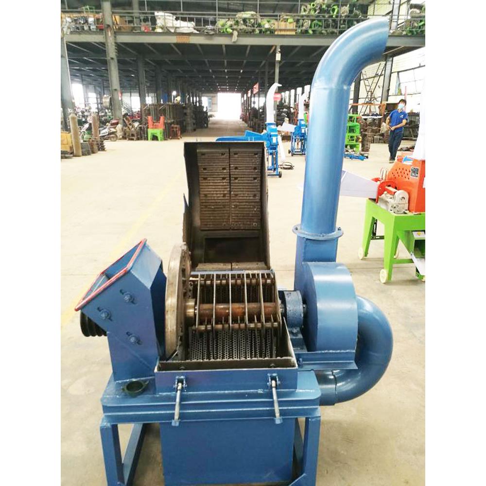 新款果园葡萄藤行碾机原木锯末木机aike-420 云南材粉碎机树树碎