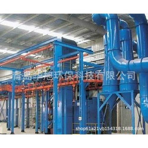 产厂家直供悬链抛丸机式 吊钩通过生式喷砂除锈除设备 吊挂KRN锈