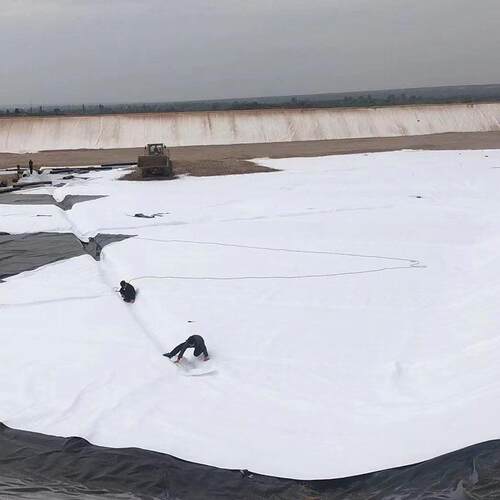 复合土工膜沼气河道护坡防渗两布一膜池水库水蓄KDZ池工程复土合