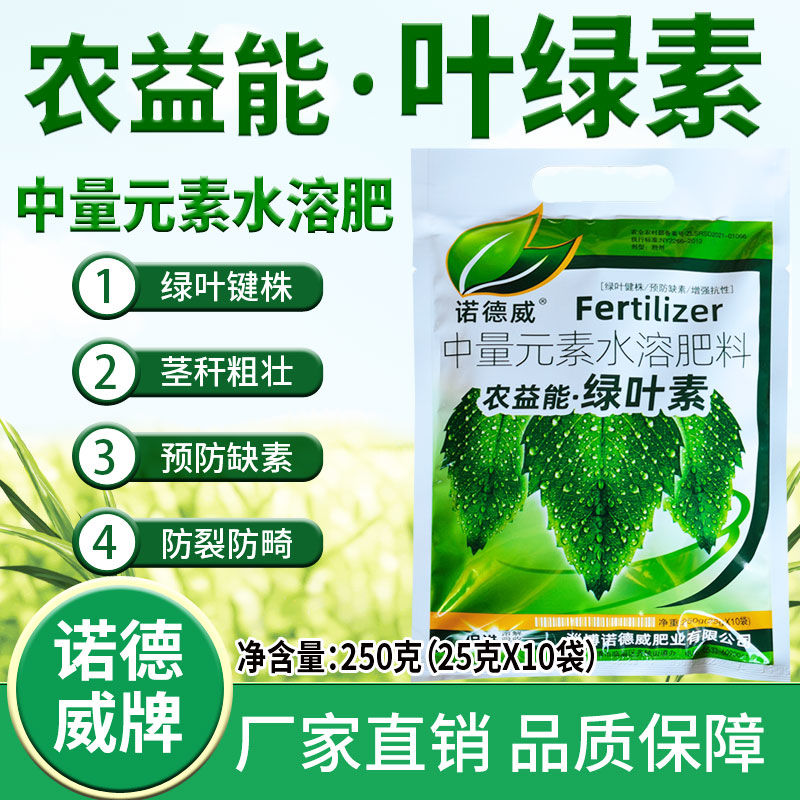 绿叶素农益能防黄叶小叶根旺株壮生根壮苗美果靓果