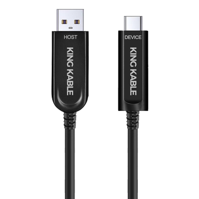 KingKable光纤USB3.1A转C数据线