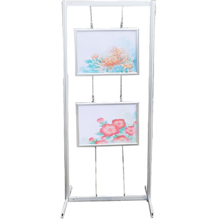 书画广告架移动折叠展板文化展板墙学校单位书法展示架屏风展览板