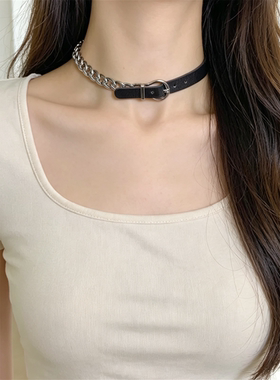 辣妹颈链小众设计感choker