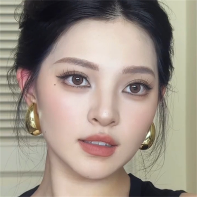 夸张复古港风重工大水滴金属耳环