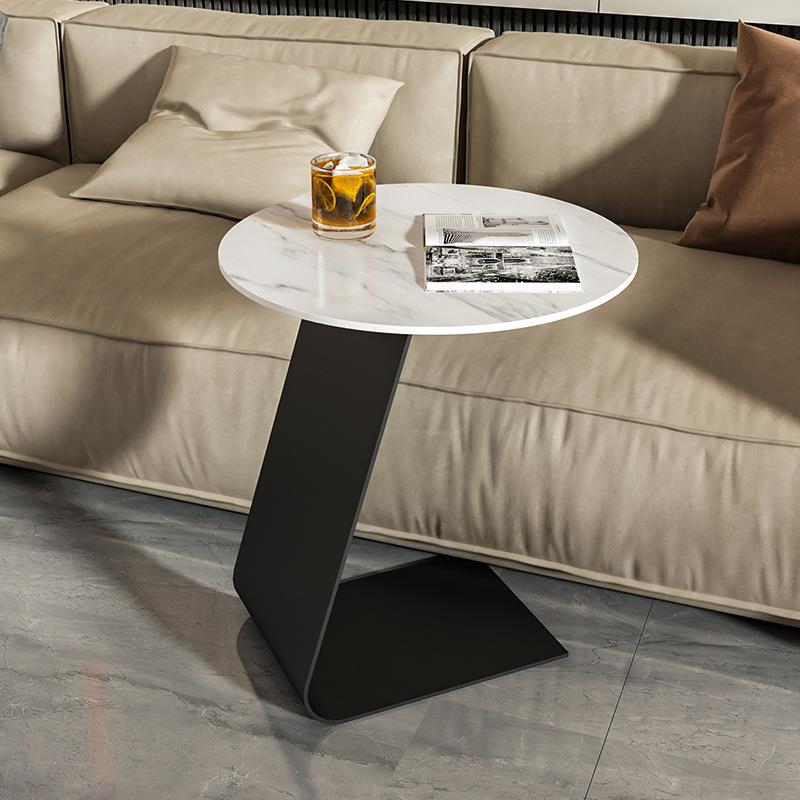 客厅沙发奢边几轻床现代简约岩板铁艺阳64960台小茶几桌子头创意
