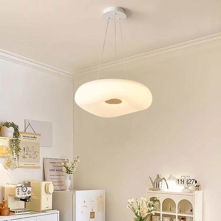 光护眼房餐厅吊灯简全约创意原木创意2023新207款书led主谱卧室灯