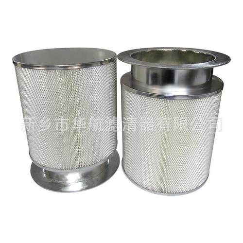 管粉尘滤芯40*4道00 快装卡盘400*400除尘滤芯 粉尘收 集0器 覆膜
