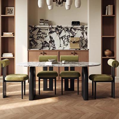 餐厅家具椅中古风餐椅实木子LZC24-1 家用式设计靠法背椅白师蜡木