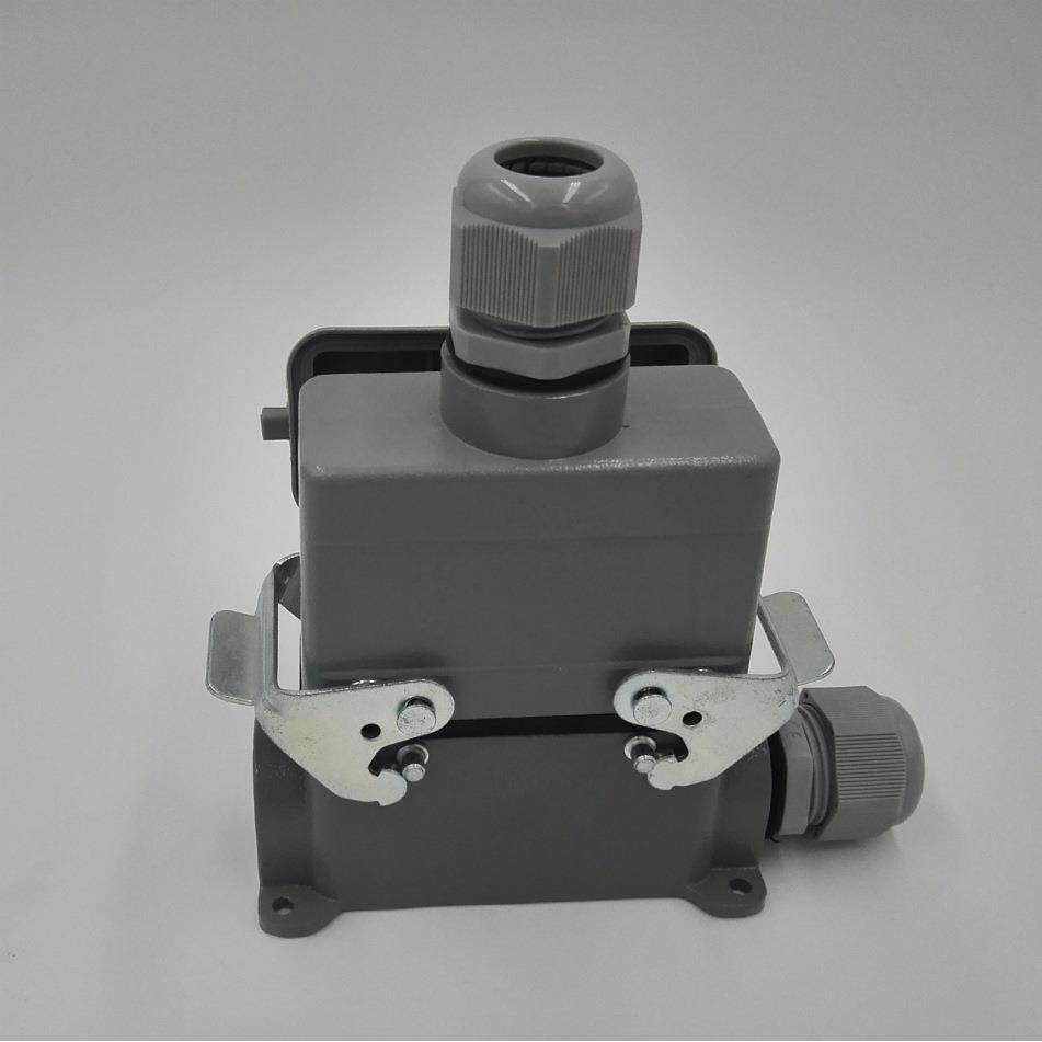 直销重载连接器16芯矩形工业防水连接器热流道模具接插件
