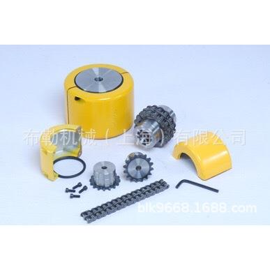 KC型滚子链链条联轴器黄色罩壳KC-4012上海布勒椿本米思米胀紧套