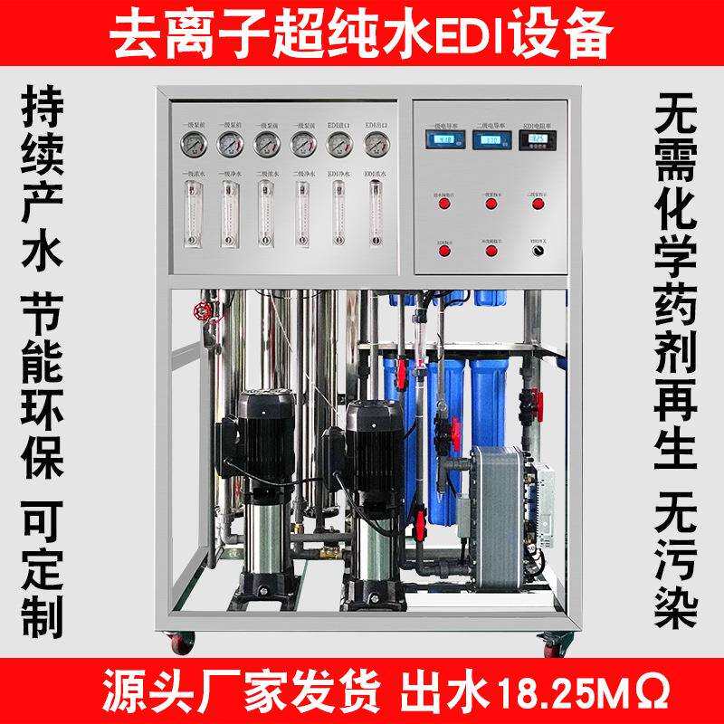 EDI设备大型商用RO反渗透纯净水设备edi超纯水设备水纯化水制水机