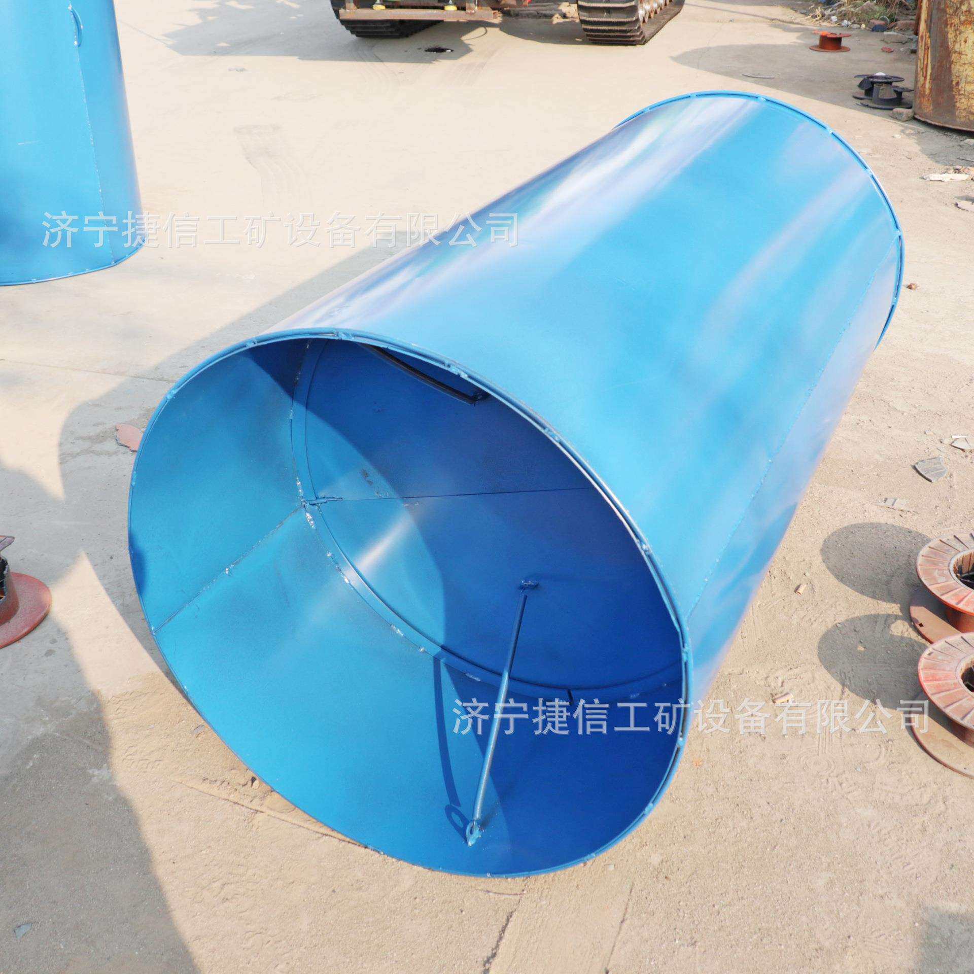 矿用防逆流铁风筒隧道通风安全钢制阻燃双风机自动切换铁质分流器