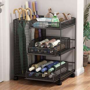 雨伞收纳架家用门口放伞置物架办公室商用入户雨伞桶存放架子