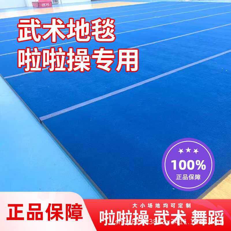 啦啦操武术套路队舞蹈毛毯毡面技巧空翻比赛卷地垫子XPE环保材质