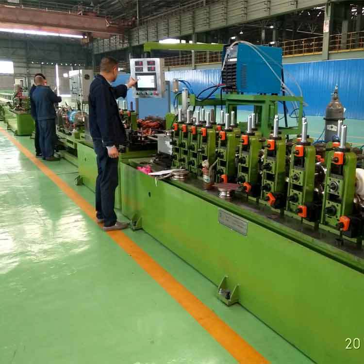广东厂家304不锈钢水管生产设备圆型水管制管机械工业钛焊管机
