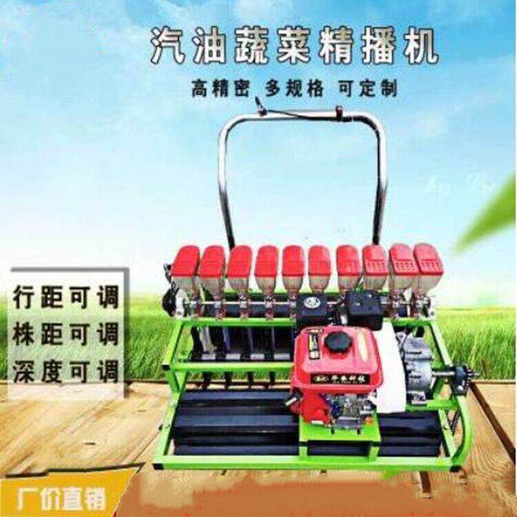 手推式多功能蔬菜播种机精播精播机点播机农用多行蔬菜种植机