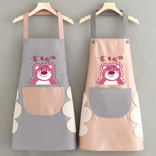 定制印字防水工作服厨房做饭围裙