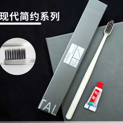 酒店宾馆一次性软毛牙刷牙膏套装一次性洗漱用品牙具梳子二合一