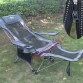 户外折叠椅便携野营两用午休床椅钓鱼沙滩躺椅靠背家用休闲椅 包邮