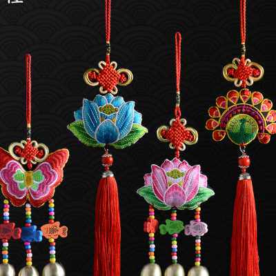 精美中国结挂饰中国风装饰流苏小挂件特色手工艺品出国送老外礼品