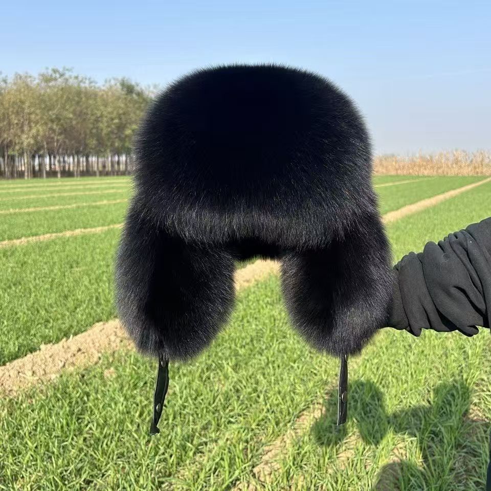 环保东北皮草全毛雷锋帽冬季户外帽子
