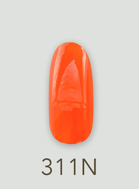 日本MD甲油胶311闪亮荷兰花荧光橙色盛夏荧光灯美甲店专用