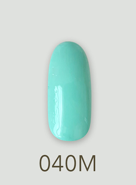 日本MD甲油胶040淡蓝实色天蓝色青色冰雪女王系列美甲店专用