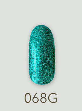 日本MD甲油胶068深绿闪粉深绿色闪耀夏日美甲店专用