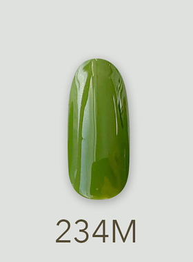 日本MD甲油胶234陆军实色绿色鳄梨系列美甲店专用
