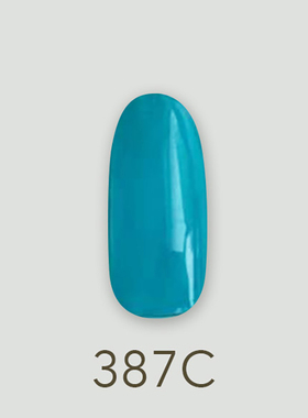 日本MD甲油胶387樱草红透明蓝色沁透干花美甲店专用