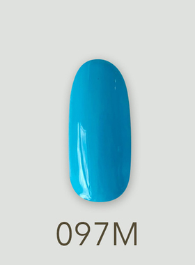 日本MD甲油胶097哥伦比亚蓝实色蓝色马卡龙系列美甲店专用