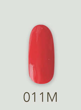 日本MD甲油胶011玫瑰红实色大红色基础色系美甲店专用