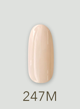 日本MD甲油胶247贝壳粉实色白色稀释年华系列美甲店专用