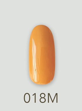 日本MD甲油胶018花生黄油实色棕色橙色基础色系美甲店专用