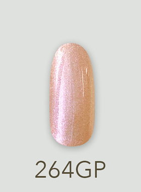 日本MD甲油胶264亮紫灰闪粉珠光紫色珍珠的面纱美甲店专用