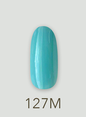 日本MD甲油胶127冰雪伯格实色绿色朦雾水粉系列美甲店专用