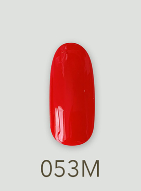 日本MD甲油胶053优雅玫瑰实色亮红色明朗夏日系列美甲店专用