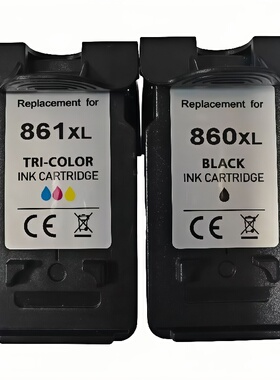 都力适用佳能PG860 CL861XL墨盒PIXUS TS5380 打印机墨盒 可加墨
