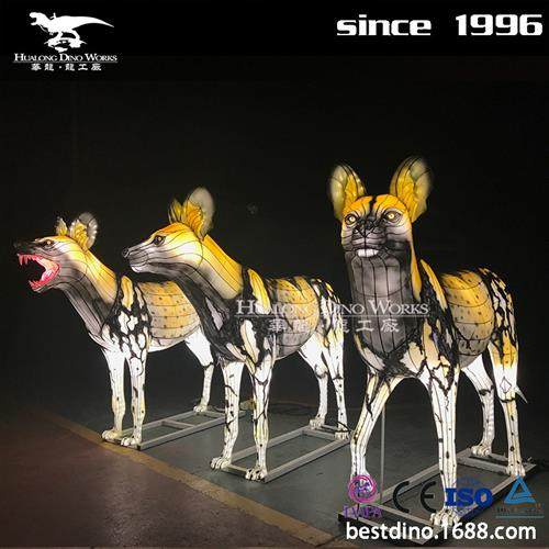 彩灯花灯动物模型新春兔年动物彩灯新品自贡彩灯厂家