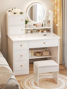 IKEA宜家梳妆台卧室小型化妆桌子简约现代化妆柜小户型出租屋化妆