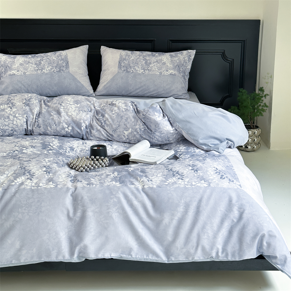 秋冬复古轻奢全棉轻磨毛四件套高级感50支加厚保暖纯棉床单被套