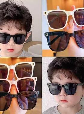 男女童墨镜走秀酷气质男童女孩男款个性墨镜儿童明星同款遮阳镜