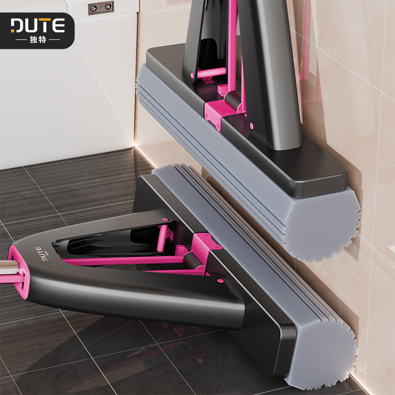 海绵吸水拖把家用一拖净2026新款卫生间免手洗干湿两用胶棉拖把