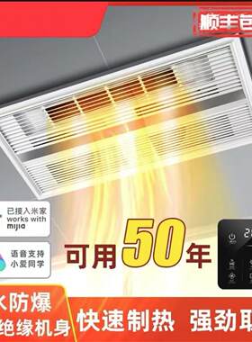 浴霸风暖排气扇照明一体