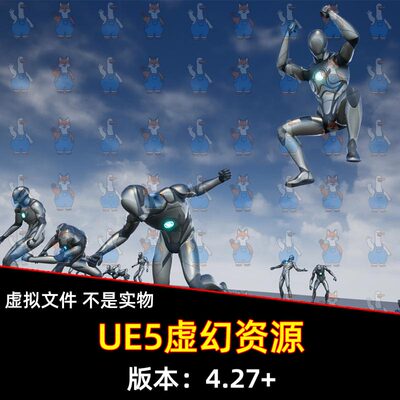 UE5虚幻 UE5虚幻5 Giant Golem AnimSet 巨人傀儡BOSS攻击动画包