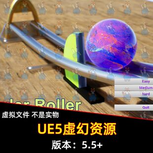 UE5虚幻 3D Bowler Roller gameplay 保龄球轨道滚动游戏蓝图