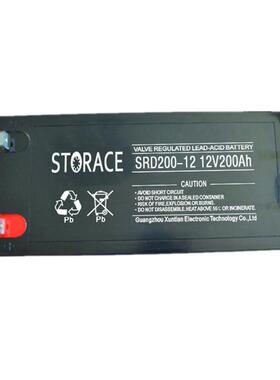 STORACE蓄雷蓄电池SR200-12 环保储能电瓶 高精密仪表仪器应急电