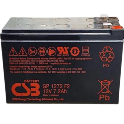 CSB蓄电池GP1272 F2 HR1234WF2 UPS12360 12460 12V7.2Ah9APC主机