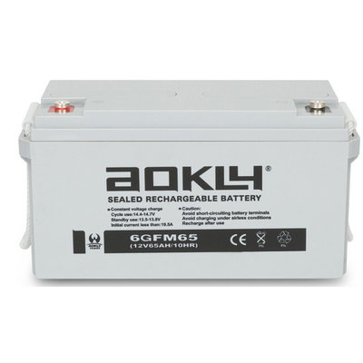 AOKLY免维护12V6H蓄电池6GFM65医疗设备 船舶用 应急电源