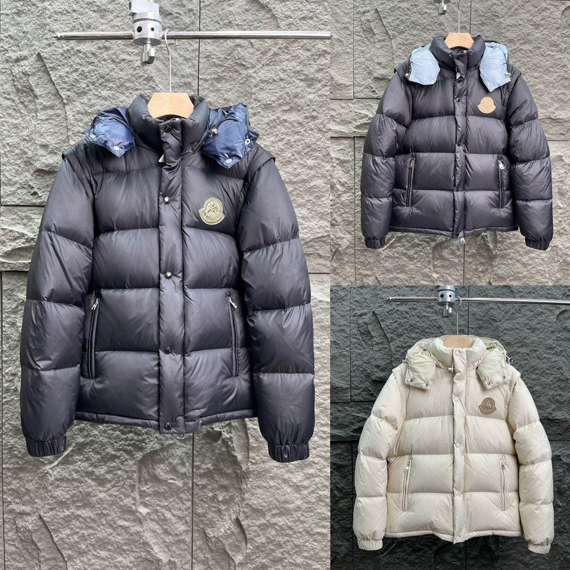 M家新款可拆卸袖套羽绒服